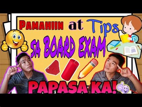 pampaswerte sa board exam|Pamahiin and Tips sa Board Exam (PAPASA KA!).